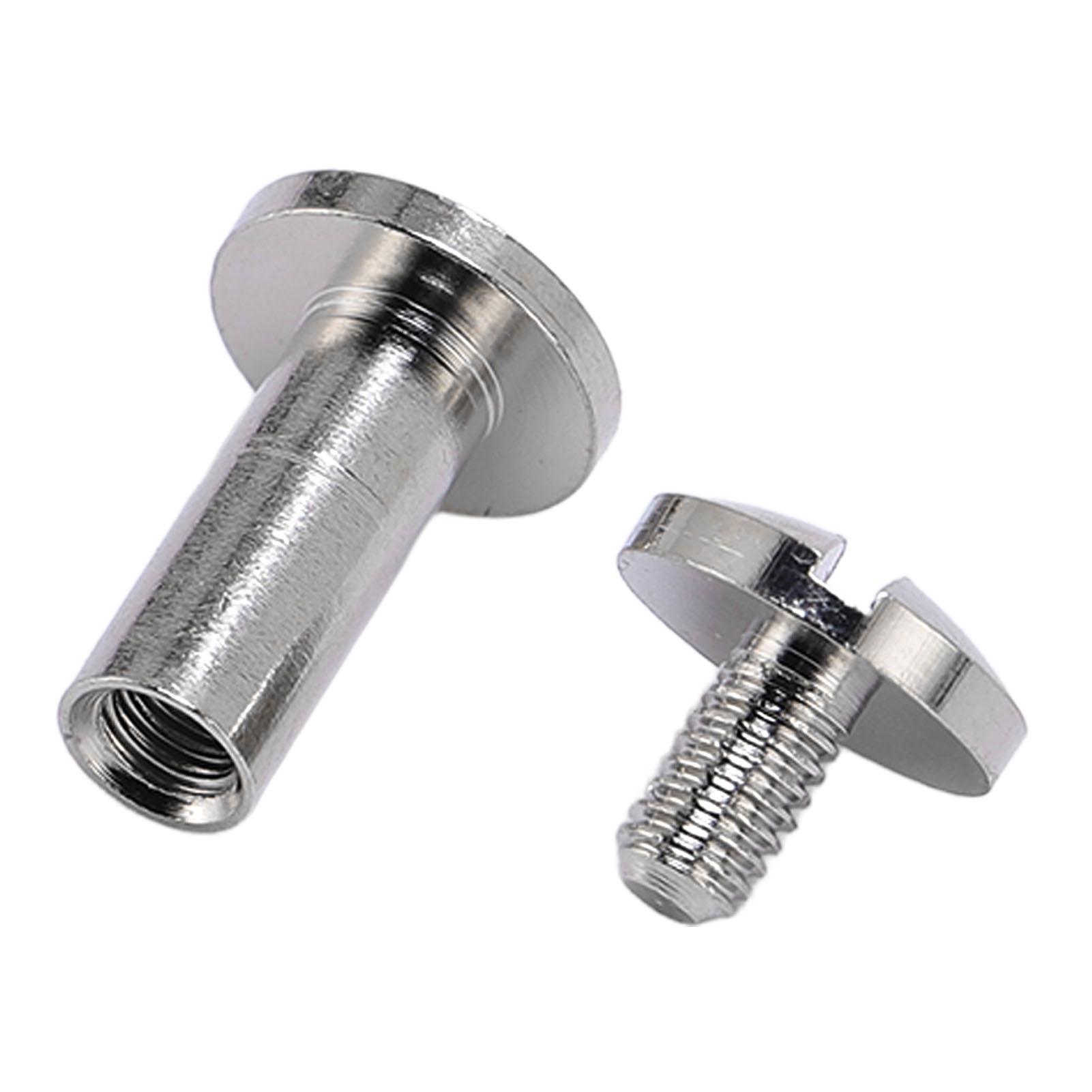 

20 комплектов заклепок и винтов, заклепки из цинкового сплава для кожи, серебристые, 0,31 x 0,39 дюйма и 0,31 x 0,2 дюйма