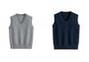Children's Knitted Vest: British Academy Style for School, Autumn/Winter