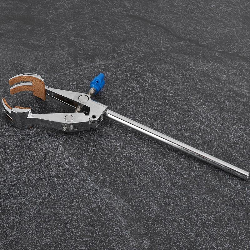 Pinça de 4 Garras em Liga de Zinco Universal para Tubo de Ensaio Alongado Clipe de Suporte para Laboratório