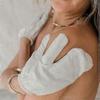2025 Garshana Gloves Raw Silk Ayurvedic Massage Gloves for Dry Brushing & Exfoliation