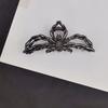Halloween Hair Claw Black Spider Web Skeleton Hand Bat Shape Hair Clip Anti-slip Teeth Back Head Shark Hair Clip Styling Accessory