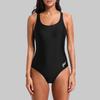 CHARMLEAKS Women One Piece Sports Swimwear Watercolor Sports Swimsuit Cutout Swimsuits Sexy Monokini