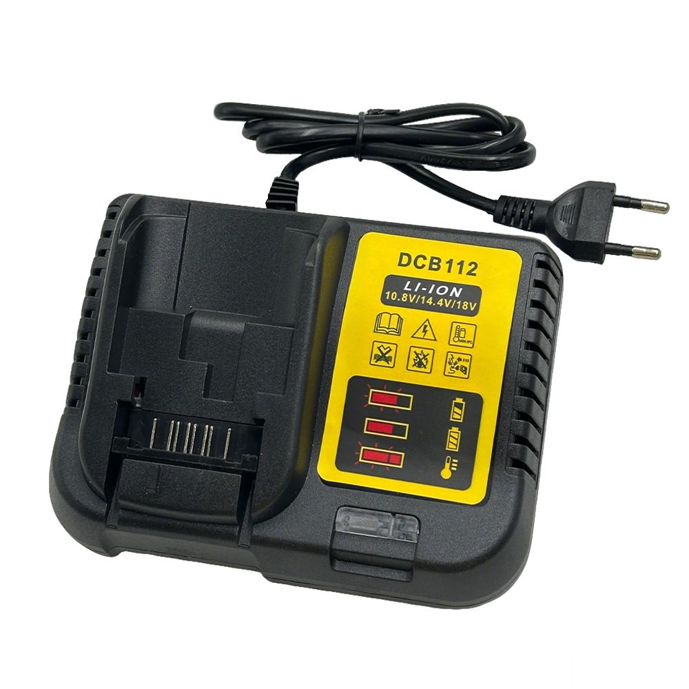 2A DCB112 Lithium Battery Charger For 10.8V 14.4V 18V 20V DCB206 DCB205 DCB204 DCB203 DCB120,DCB107 DCB115