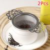 Patterned Ear Handles Environmentally Friendly Stainless Steel Durable Fine Filter Family Tea Strainer Filter