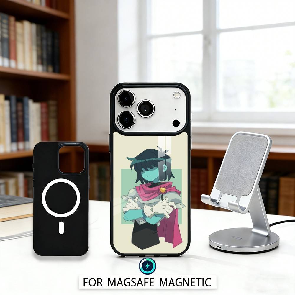 

1PC D-Deltarune K-Kris Game Phone Case Magnetic For iPhone17 16 15 14 13 12 Pro Max For Magsafe Wireless Charging Cover iPhone12PROMAX