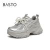 BASTO Damen Chunky Plateau Freizeitsneaker