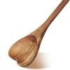 Tragbarer Premium Liebe Holzlöffel Ergonomisches Design Langer Griff Reislöffel Holz Einfacher Teelöffel für Tee Honig Desserts