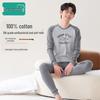 Bingxue Mumen Teen Boys' Pure Cotton Thermal Underwear Set