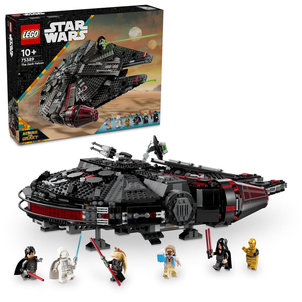 LEGO Star Wars Dark Millennium Falcon Hračka Dárek k narozeninám Blok Vánoce Kluci Dívky Děti 10 let 11 let 12 let Základní
