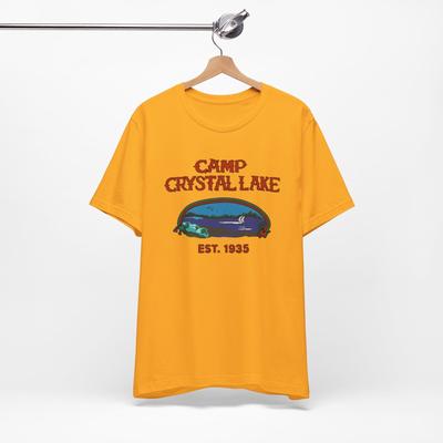 Camp Crystal Lake T-Shirt, Unisex Short Sleeve Tee Bella And Canvas