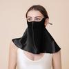 Summer Silk Sunscreen Full Face Neck Protection UV Protection Riding Driving Face Mask Mulberry Silk Mask Veil
