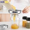 Paslanmaz Çelik Geniş Ağızlı Huni Konserve Hunisi Bardak Reçel Salata Sosu Haznesi Filtre Kavanoz Konserve Filtre Yağ Şarap Su Baharatlar