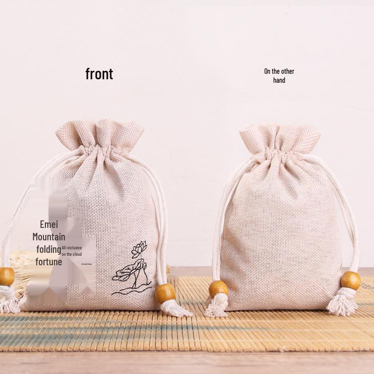 Special Offer Cotton Linen Jewelry Gift Bag