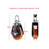 Sailboat Pulley Nylon Crane Pulley Block Lifting Single Pulley Swivel Sailing Pulley