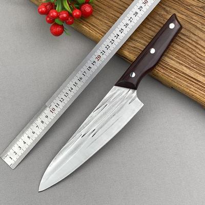Cuchillos de chef forjados, cuchillo de carnicero de acero inoxidable, cuchillos para picar de cocina y verduras