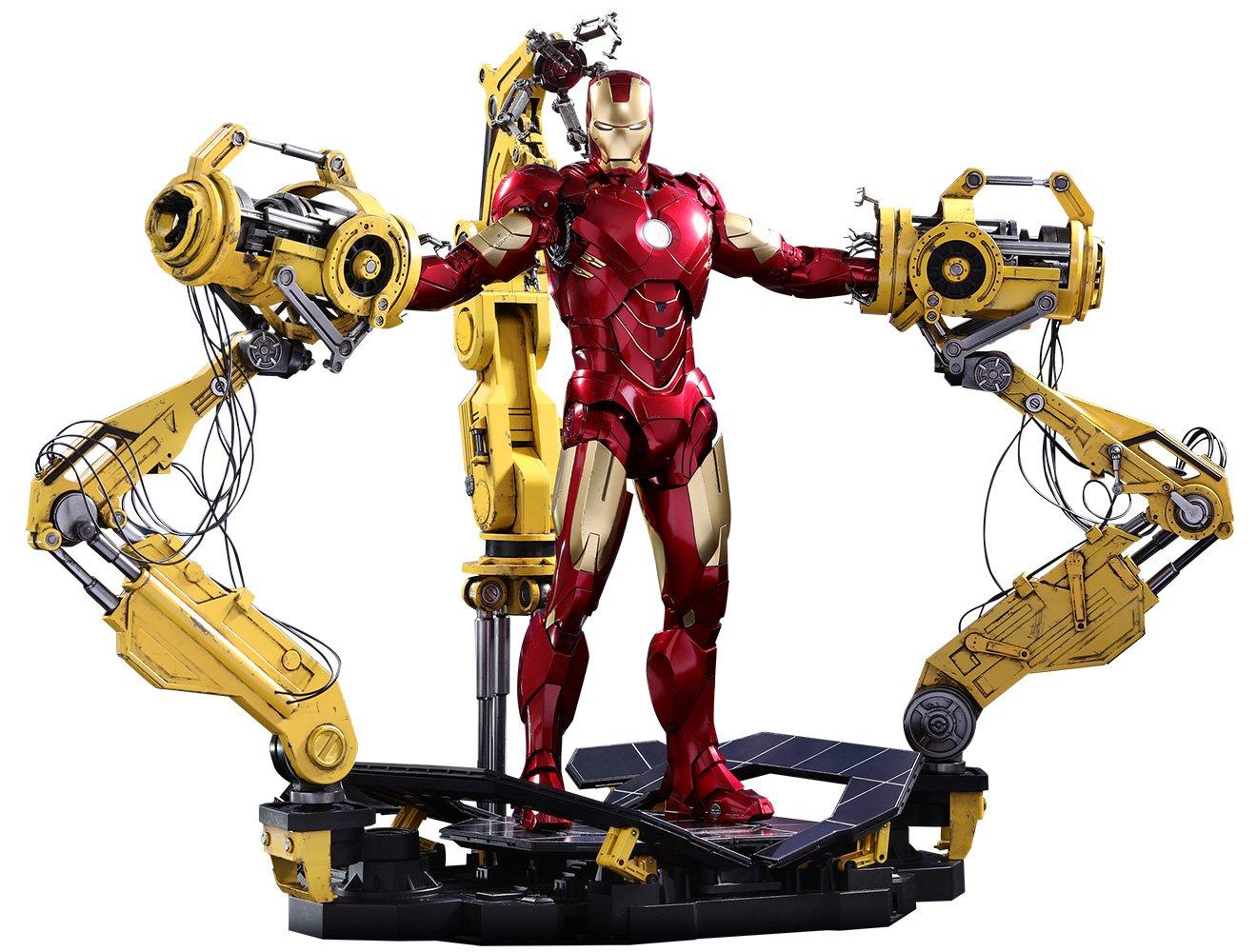 

Масштабная фигурка Masterpiece Man Железный человек Марк 4, дополнение к силовому костюму [ЛИТЬЕ ПО ФИЛЬМУ] Железо 2 1/6 (с машиной)