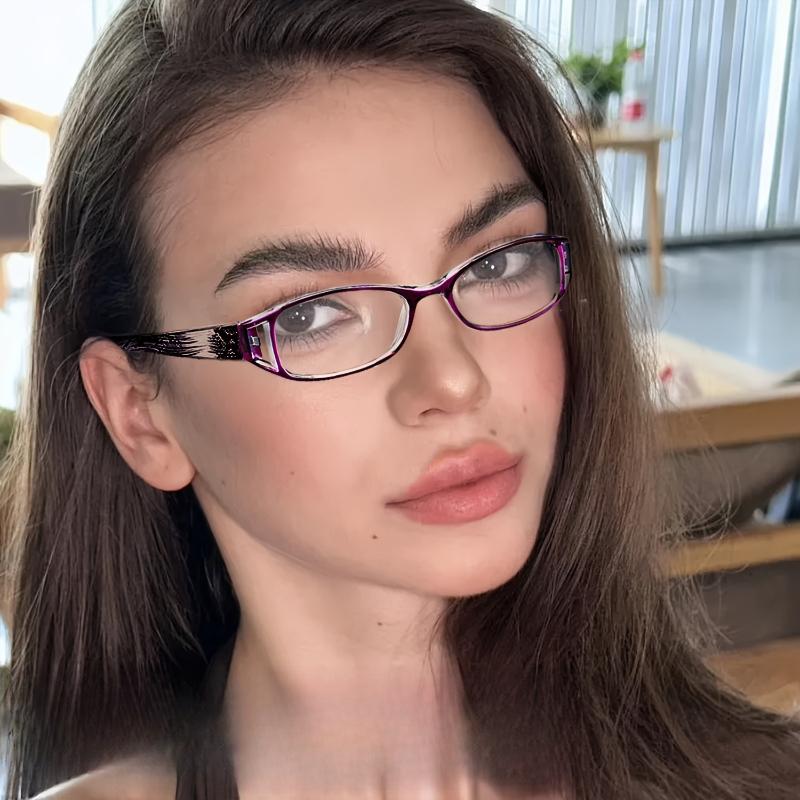 16Pcs Fashionable Striped Frame Reading Glasses High-Definition Lenses Ladies' Elegant Reading Glasses Comfortable Wearing