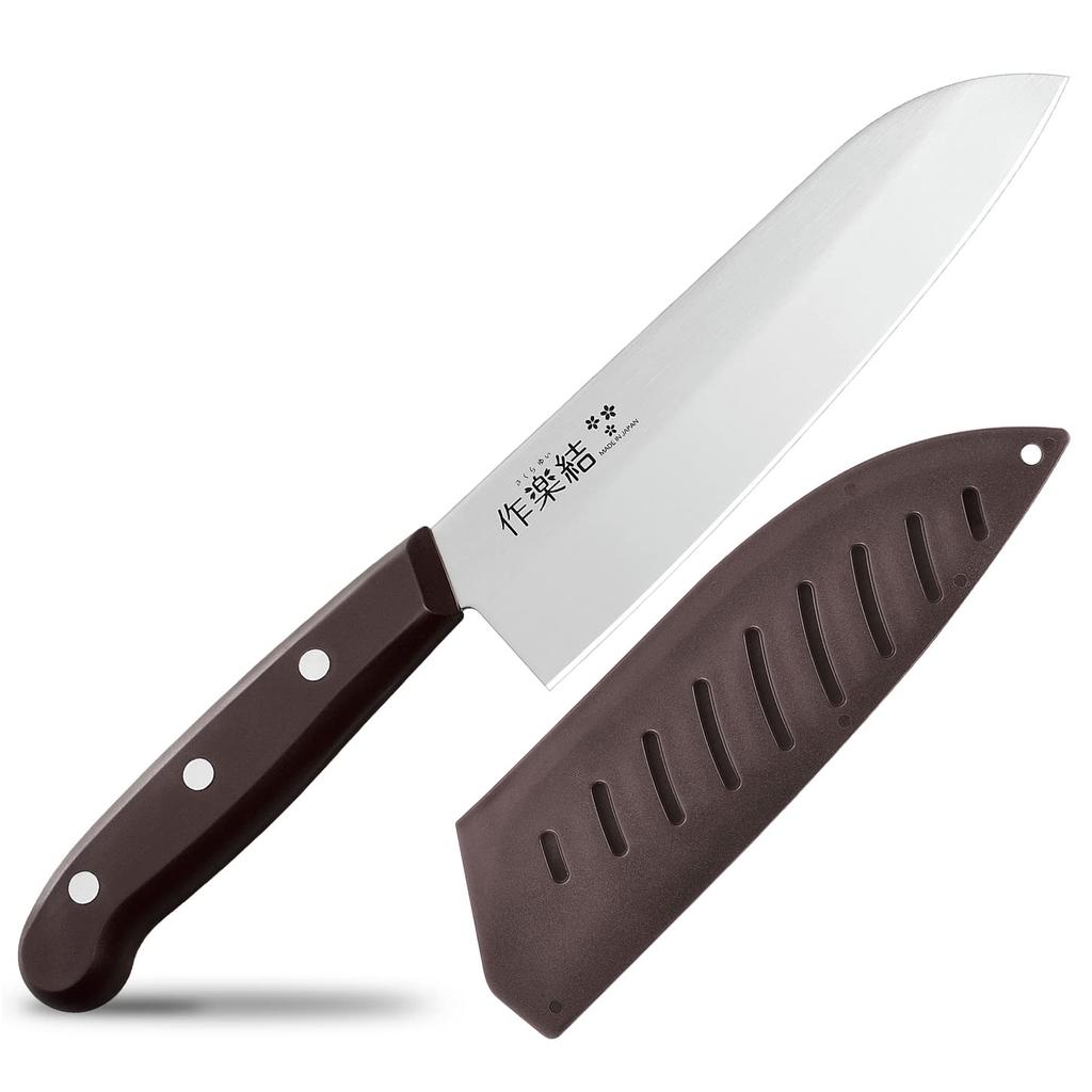 Shimomura Kougyou TAKARABUNE Yui Sakura knife with sheath SKU-201 All-purpose