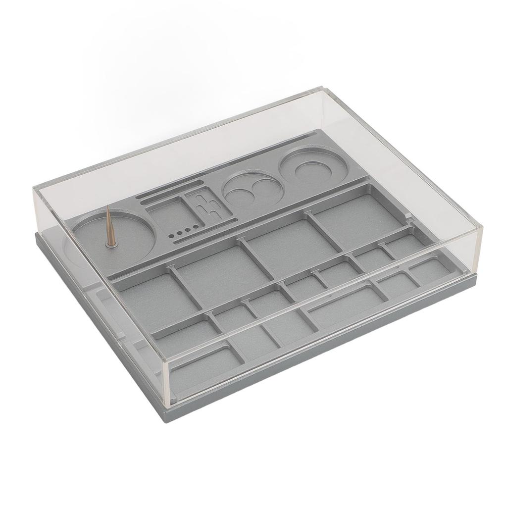 Uhrenteile Aufbewahrungsbox Schrauben Komponente Uhrwerk Aufbewahrung Uhrenteile Organizer Staubschutz Uhr