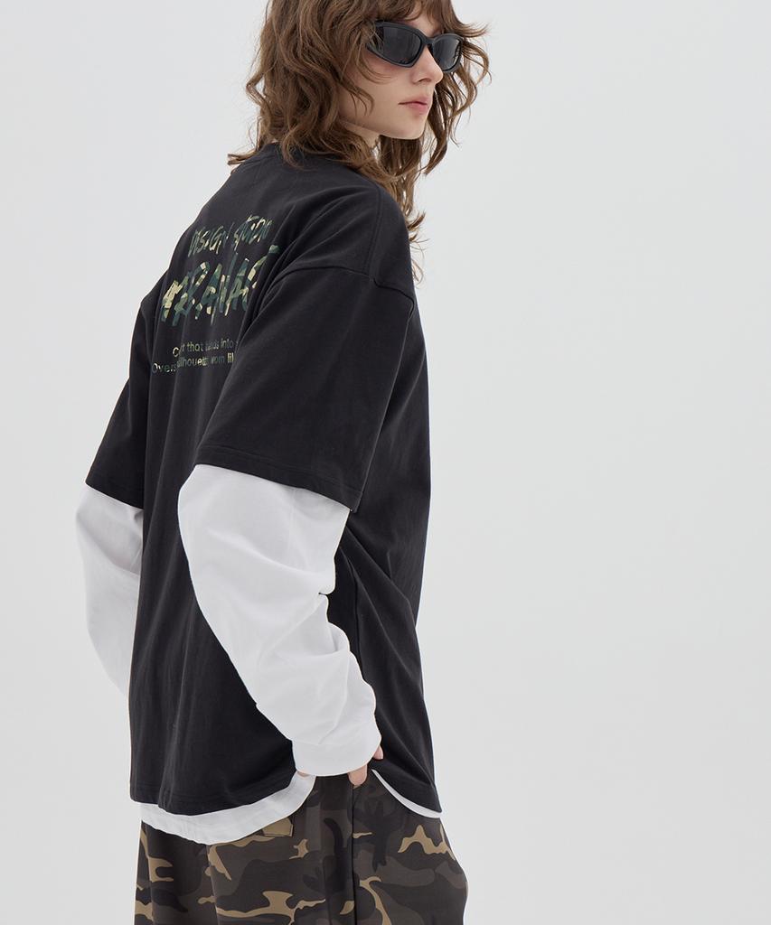 Urban Age [2Pack] Design Studio Logo Oversized Short Sleeve_4Color (Type A)