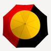 Aboriginal Flag, Indigenous Australia Automatic Opening and Closing, 8 rib Structure Portable Umbrella, Suitable for Men and Women in All Se