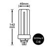 YAZAWA Compact Fluorescent Lamp, 32W, Daylight White, FHT32EXN