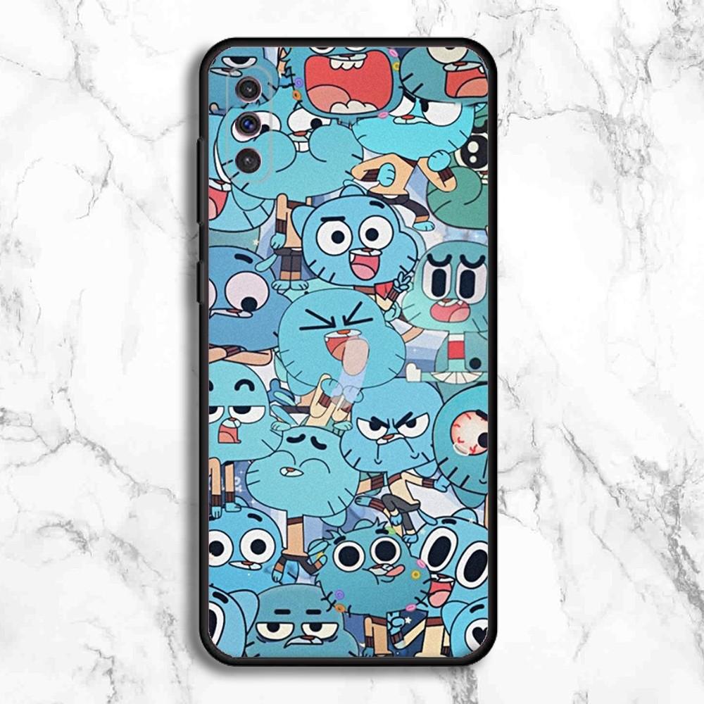 The Amazing World of G-Gumball Phone Case For Samsung Galaxy A13,A21s,A22,A31,A32,A52,A53,A71,A80,A91 Soft Black Phone Cover