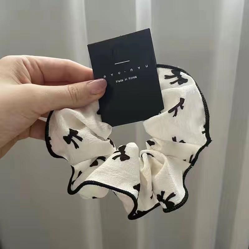 2025 Striped Ball Head Hair Tie: Large Intestine Style for High Ponytails