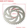 420-37T/41T/42T/48T/50T/60T Teeth Motorcycle Sprocket Rear Back Sprocket For110cc 125cc 140cc Dirt Pit Bike ATV Quad Buggy Kart