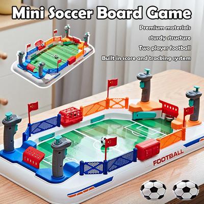 Football Table Mini Tabletop Interactive Game, Soccer Tabletops Competition Sports Games Desktop Catapult Toys for Family Game