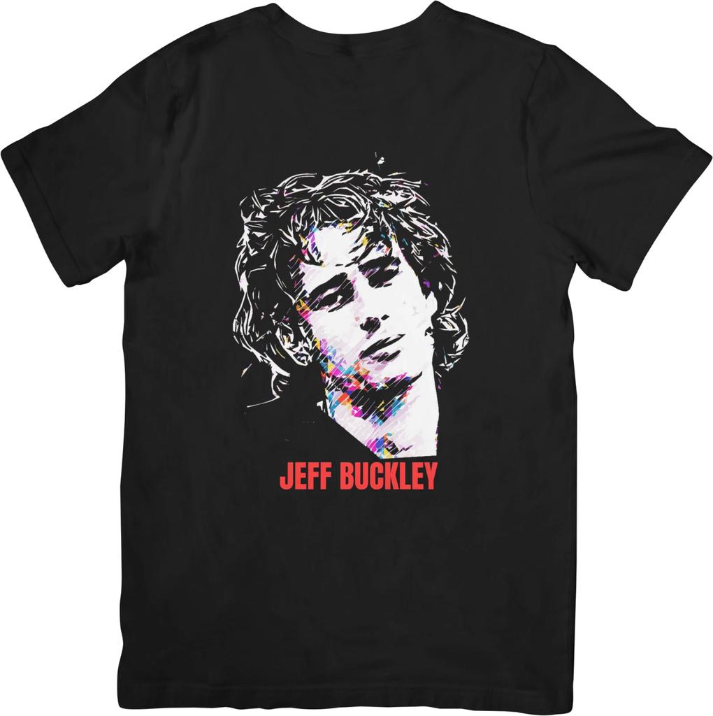 Jeff Buckley Music Unisex Fit for Men & Women Quality Cotton T-Shirt Black