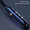 Wireless Earphones 5.3 Neckband Headphones Gaming LED Display Stereo Bass Sports Headset Halter Waterproof Magnetic Earbuds New
