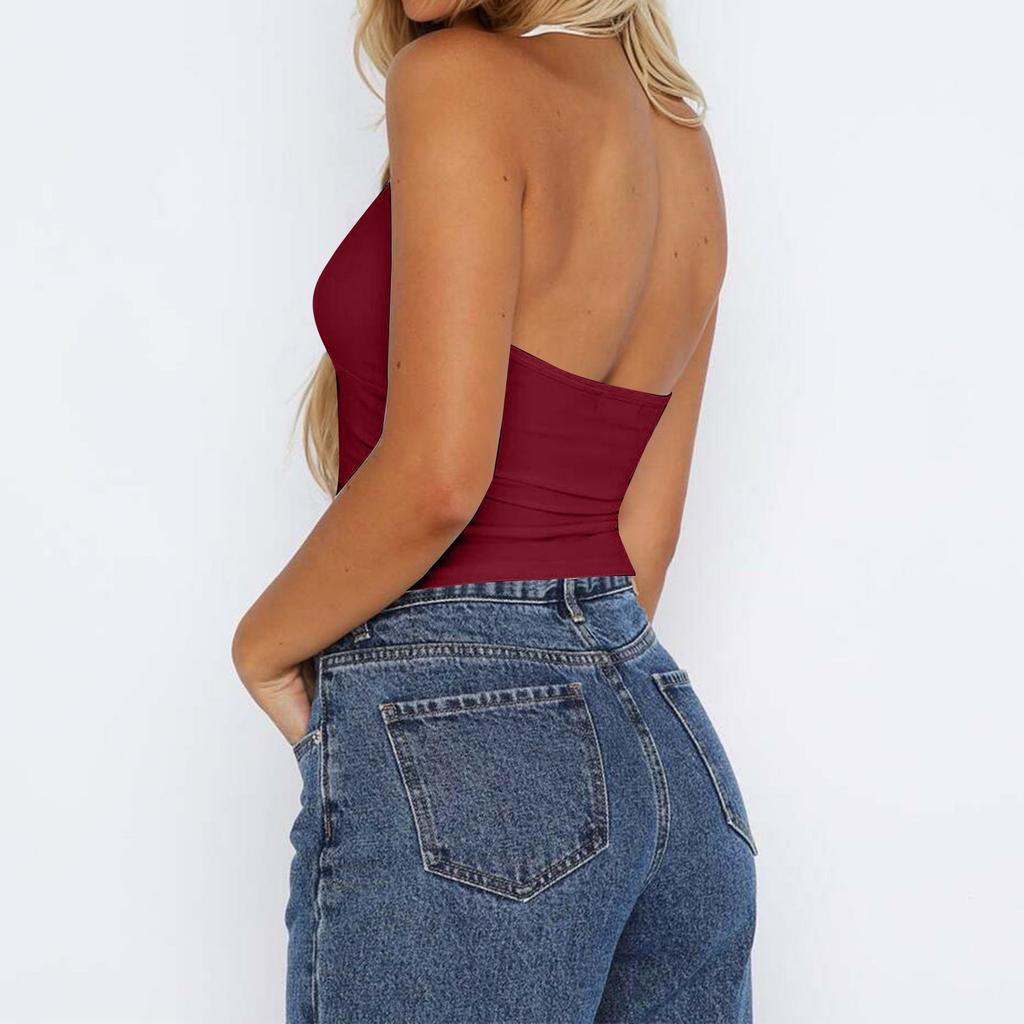 Womens Tank Top R Neck Basic Solid Color Casual Flowy Summer Sleeveless Deep Side Cut Tops For Women