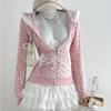 TrendHub Y2k Clothes Hoodies Women Tops Leopard Autumn Winter Retro Sweatshirts Japanese Style Hooded Sudaderas Mujer