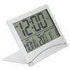 Electronic Compact Desk Alarm Clock Foldable Calendar Temperature Timer Clock for Travel