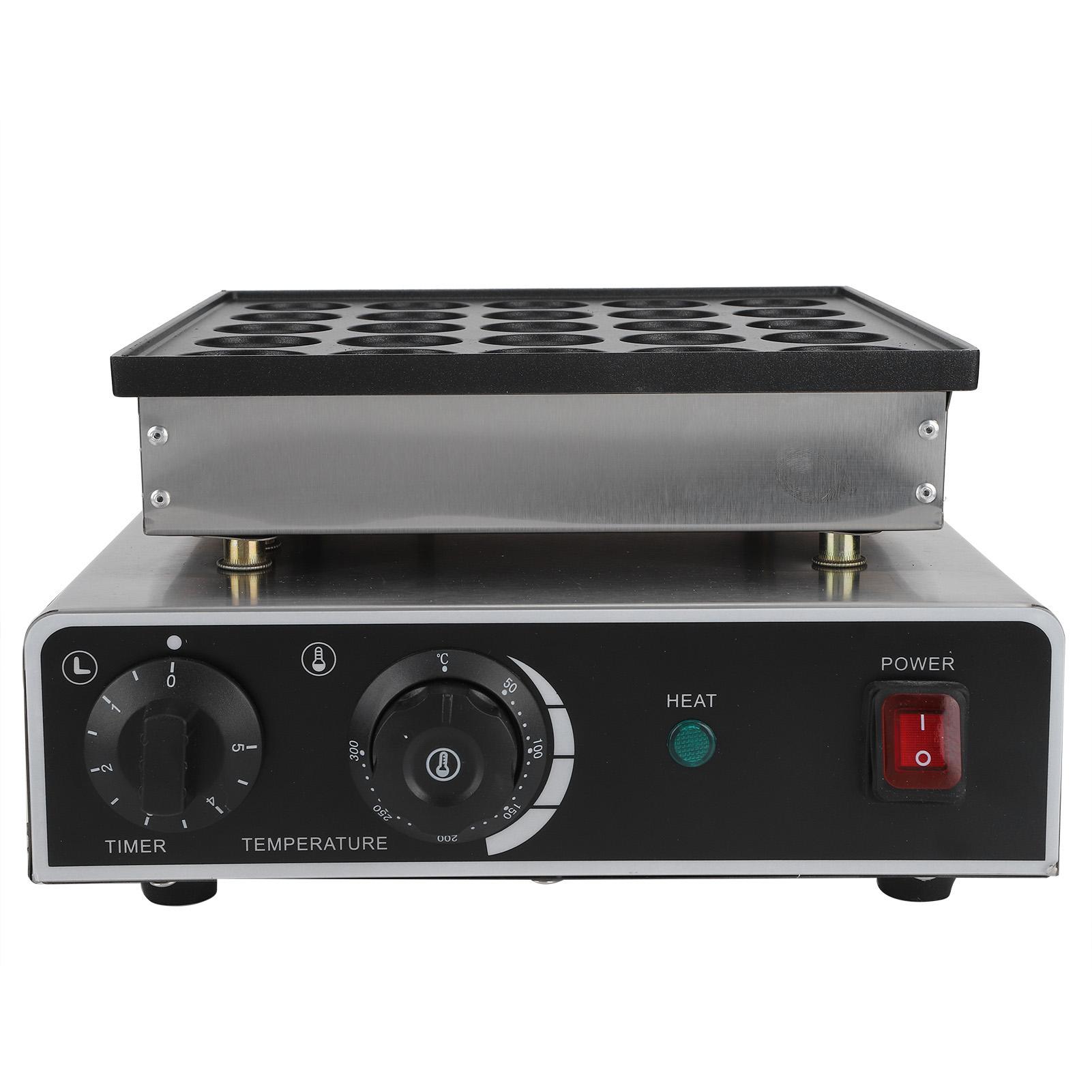 25‑Holes 950W Electric Rapid Heating Waffle