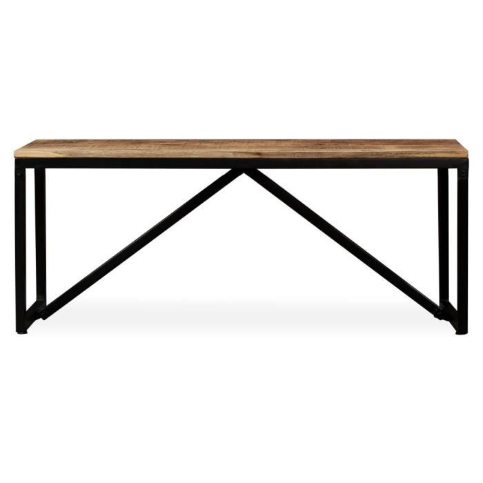 VidaXL Banc 110 x 35 x 45 cm Bois de manguier massif