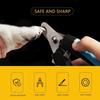 2 In 1 Cat Nail Clippers, Dog Nail Clippers and Stainless Steel Nail File for Animals Grooming Nail Clippers - A15 Grip Device