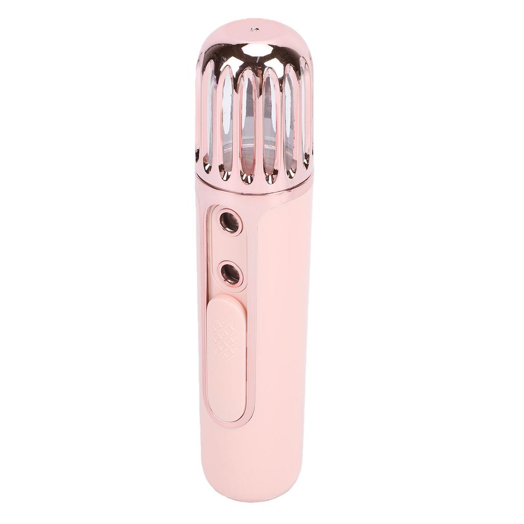 Face Mist Spray Humidifier with Dual Nozzles 20ml Visible Tank USB Rechargeable Portable Face Humidifier for Makeup