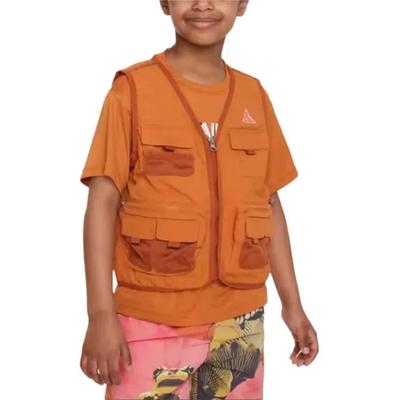 Kids Vests Crew Neck Moderate (Unisex) Vests FQ0475 813
