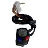 Handlebar Motorcycle Control Switches Assembly for Horn and Turn Signal Use, Replacement Part with Harness