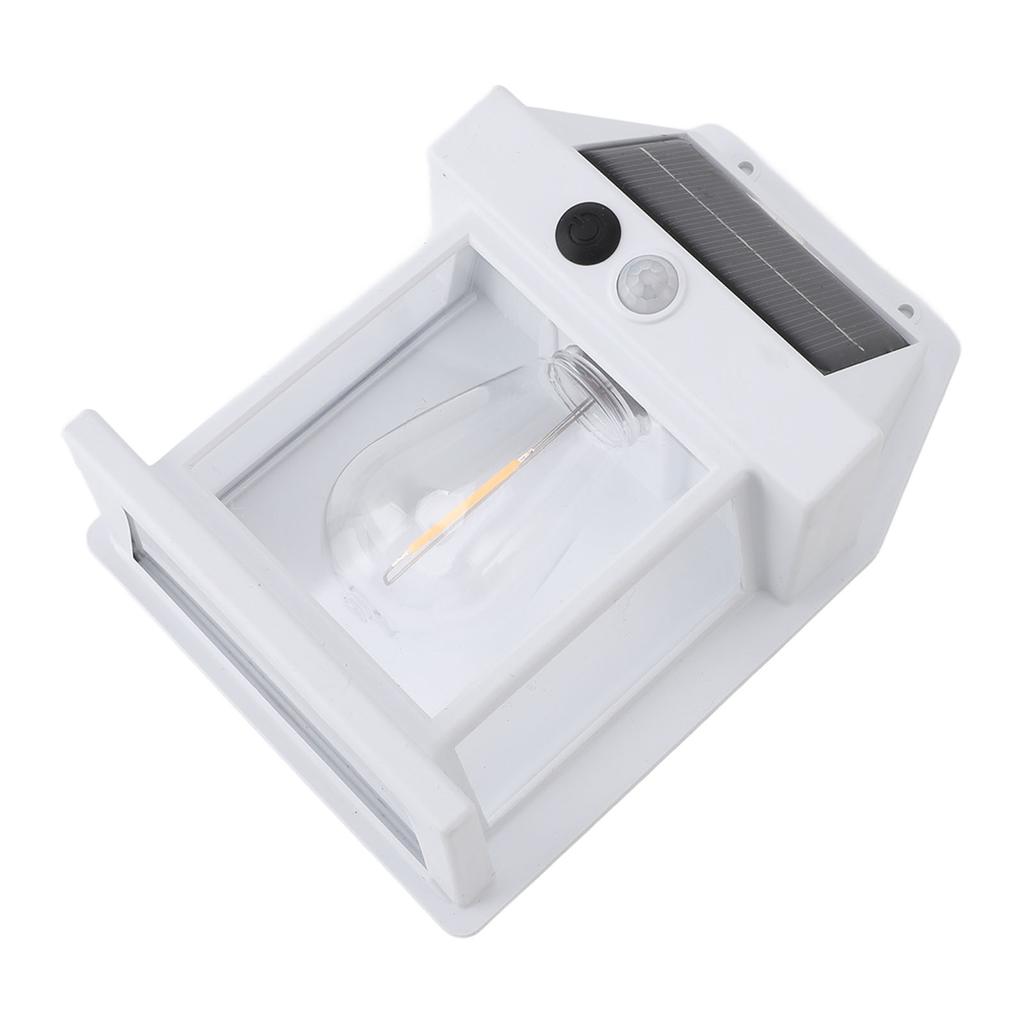 Solar Sensor Motion Wall Lights Waterproof Weather Resistant 3 Speed Cordless Solar Wall Lamps Porch Lanterns