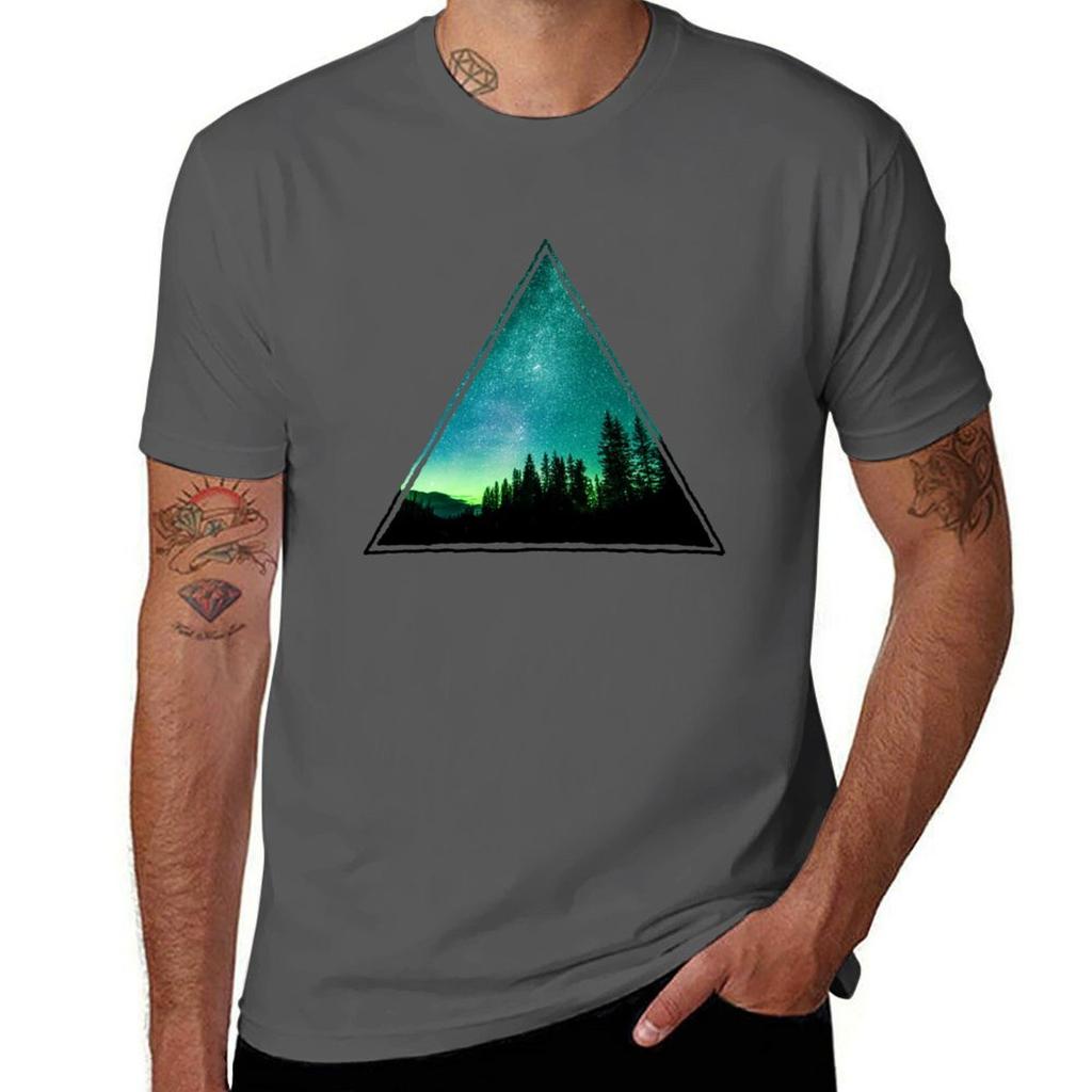 Aurora Borealis Aka Northern Lights Tshirt Plus Size Quick Dry Sports Tee Tshirt