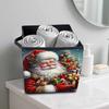 Santa Claus Delivering Gifts 5D Diamond Painting Storage Basket Full Round Drill Mosaic Diamond Embroidery Cross Stitch Kits Home Decor Home Decor
