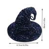 1pc Witch Hat Halloween Witch Hat Sequin Hexenbiest Hat Scene Atmosphere Holiday Party Dress Up Hat Party Accessories