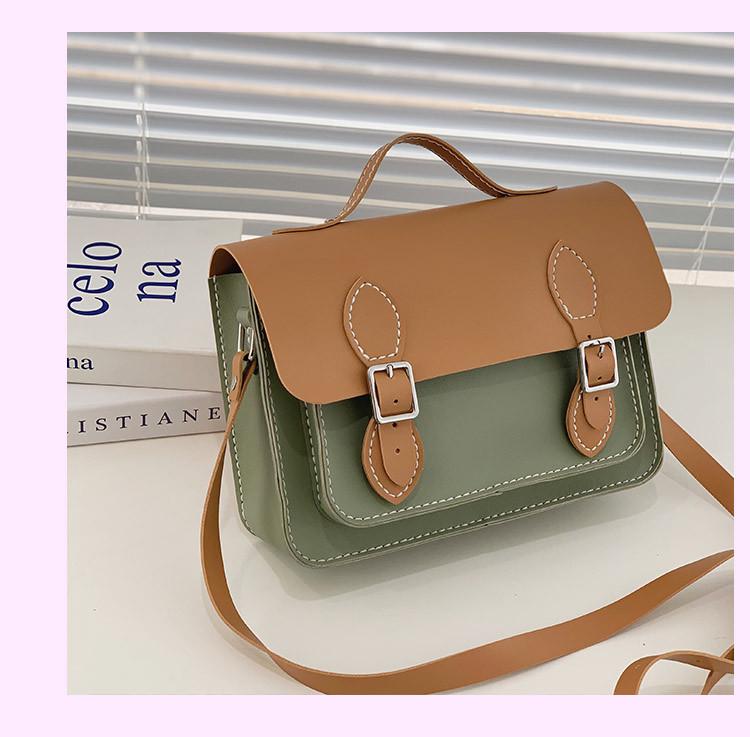 CC Retro Style DIY Color Block Women's Crossbody Shoulder Bag – Perfect Gift for Girlfriend