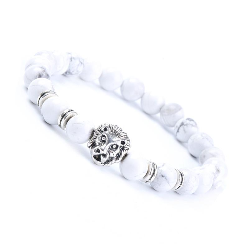 Viennimel White Pine Lion Head Bracelet