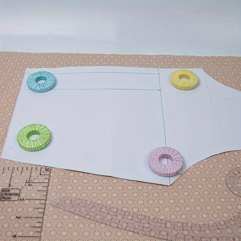 1 Stück Bügeleisen Nähmuster Gewichte Punktmuster Metall Quilten und Schneiden Stabilisator Stoff 5x5cm