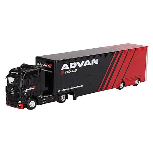 

MINI GT 1/64 Mercedes-Benz Актеры с гоночным транспортером ADVAN (Правый руль) Готовый продукт