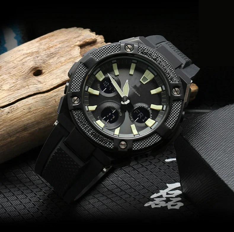 Silikonový gumový náramek pro hodinky Casio GST210 GST-W110/S130/B100/S100G/S110/410 řemínek na hodinky vysoce kvalitní řemínek na hodinky náramky na zápěstí